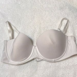 Lily of France white underwired balconette bra 36C
